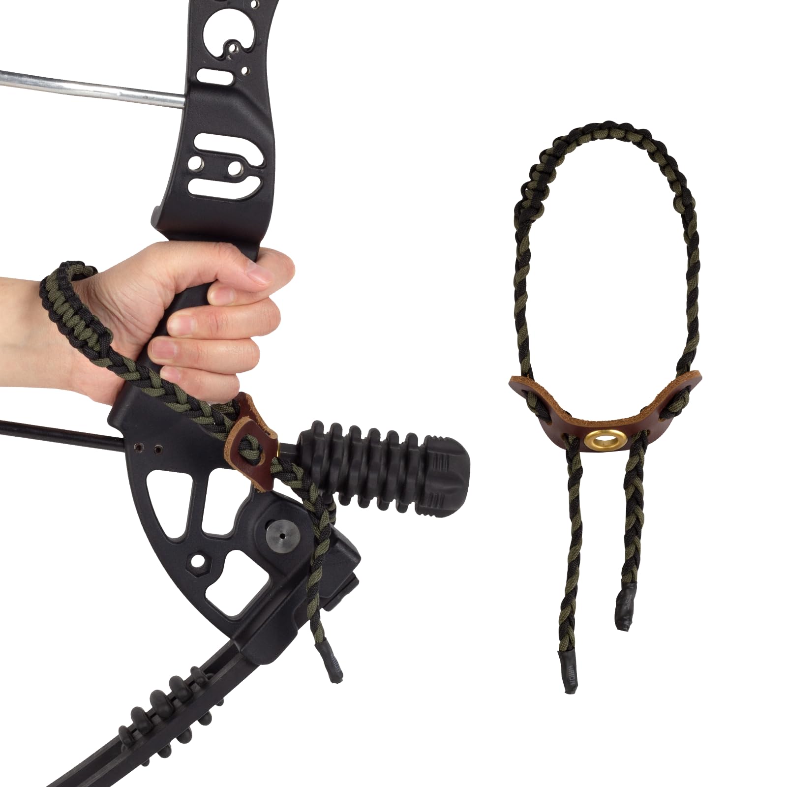 SPG Archery Bow Wrist Sling, Adjustable Strap Sling Comfortable Bow Wrist Strap Sling for Compound Bow Accessories