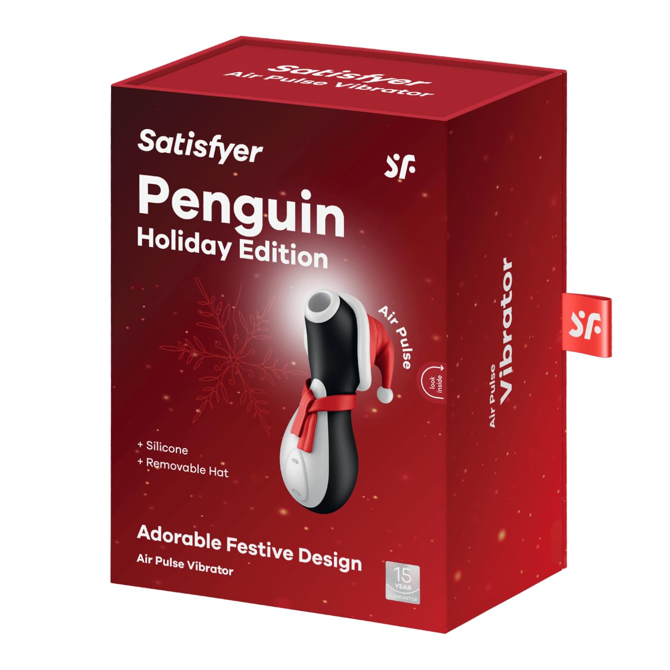 Satisfyer Penguin Holiday Edition Vibrador | Air Pulse Succionador de Clítoris Femenino | 11 Intensidades diferentes | Juguetes sexuales | Resistente al Agua (IPX7) | Silicona respetuosa con la Piel