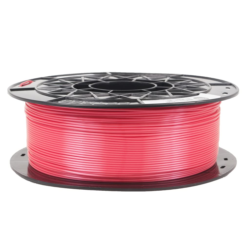 review CCTREE Shiny Silk Red PLA 1.75mm 3D Printing Filament for Creality CR-10 V2,Ender 3 V2,Ender 3 Pro,Ender 5/Pro/Plus,1kg Spool (2.2lbs)