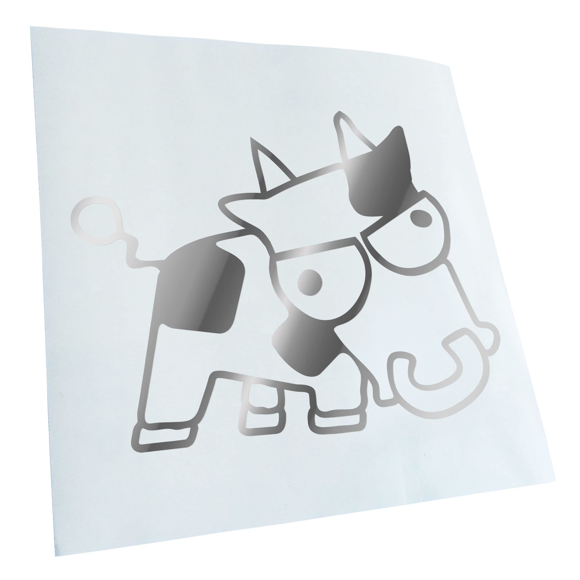 Kiwistar Acid Cow Sticker, 25 Matt Neon Colours