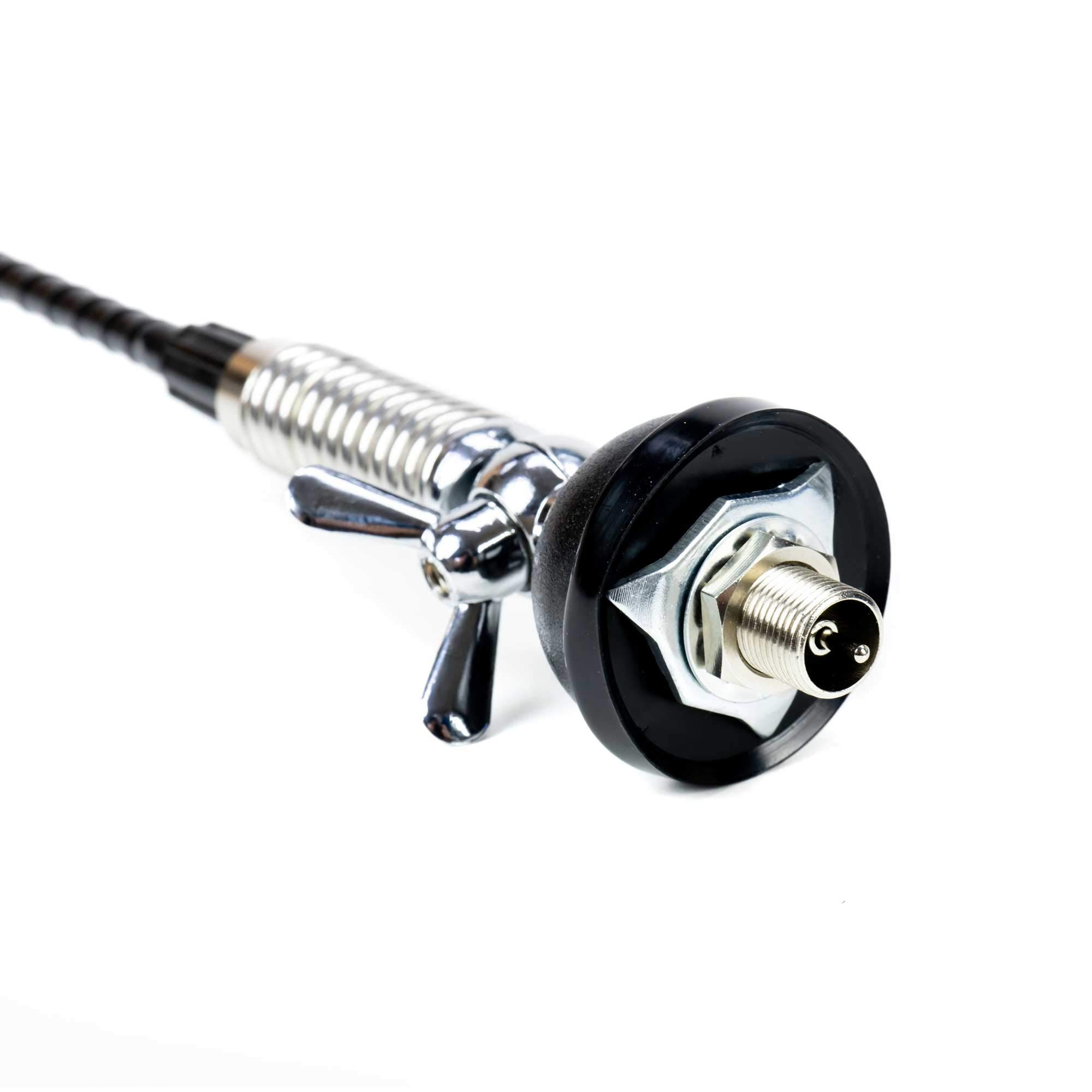 Antenna CB PNI S60 con farfalla, supporto, cavo e spina PL