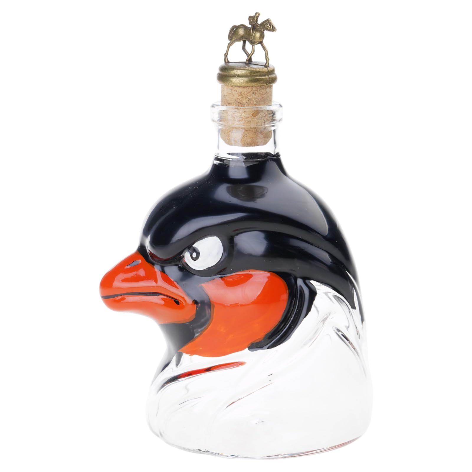 yanwuwa Hawks Head Shape Whiskeys Decanter Alcohols Container Novelty Glass Liquor Bottle Humorous Drinking Accessories Whiskeys Decanter for Parties