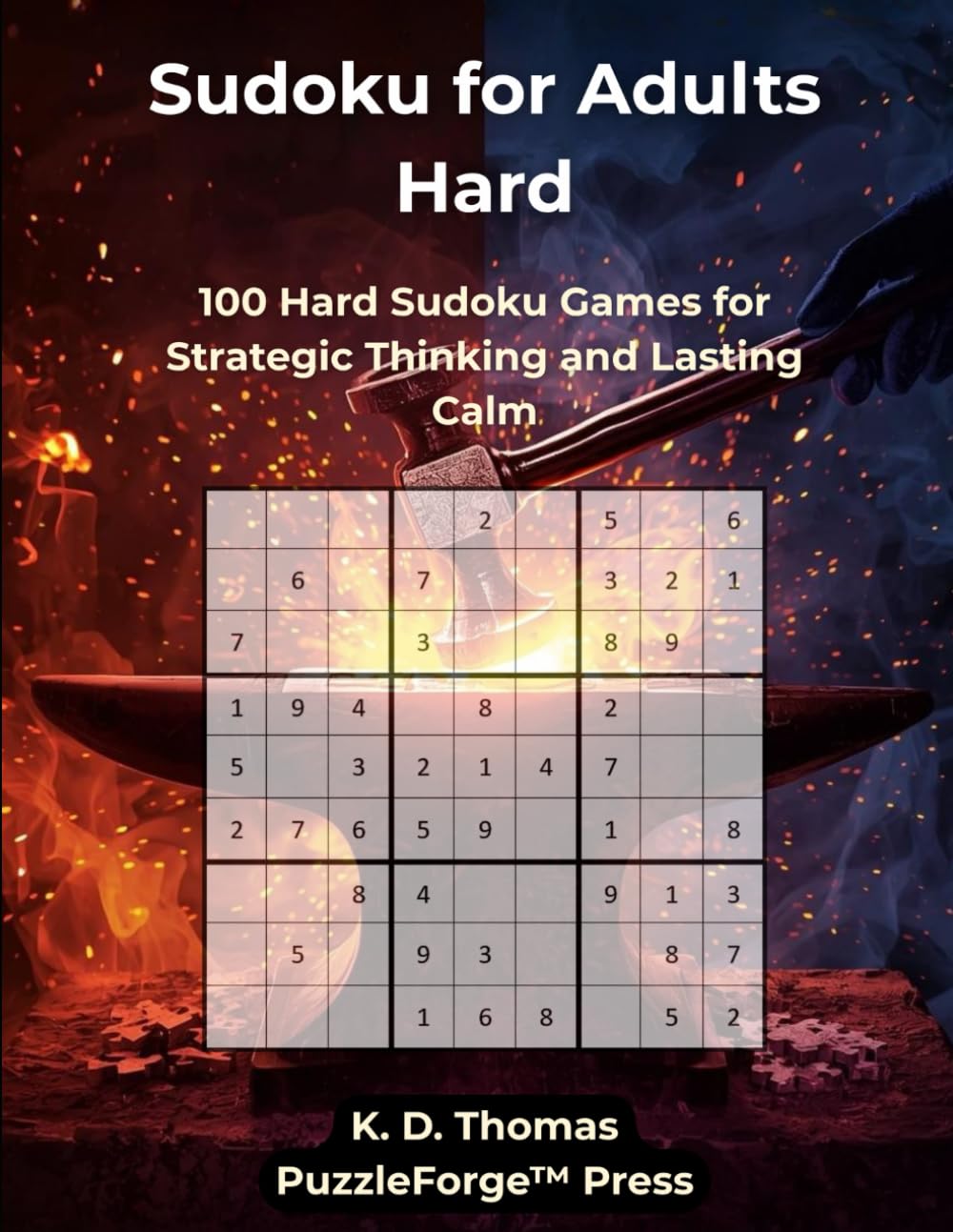 Sudoku for Adults Hard: 100 Hard Sudoku Games for Strategic Thinking and Lasting Calm (PuzzleForge™ Hard Sudoku Forge Series – Advanced Puzzle Challenge)