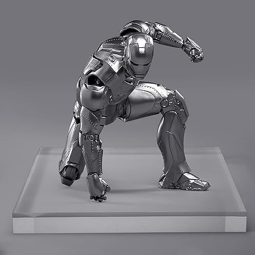 Miniatura 4 de CiaoHER Bloque de exhibición de cubo acrílico cuadrado de 7 pulgadas de grosor, base sólida de 7 x 7 x 1 pulgada, 1 paquete