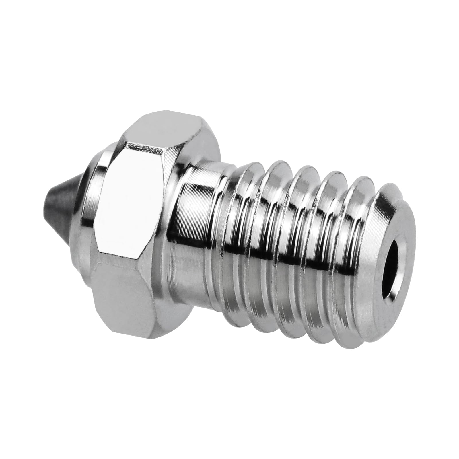 SeulQir - Boquilla de doble metal con punta de carburo de tungsteno E3D V6, boquillas de impresora 3D de 0,4 mm para impresora 3D Prusa i3 MK3S/Mini, Anycubic i3 Mega/Kobra/Kobra Neo y más (0,4 mm E3D