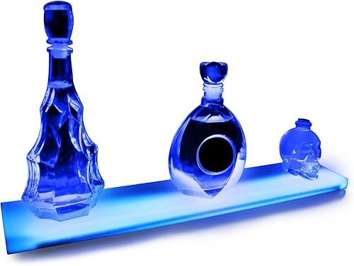 Home Bar Lighting Wine Racks  Estante de licor LED RGB ultra fino de 24 pulgadas con control remoto incluye control remoto