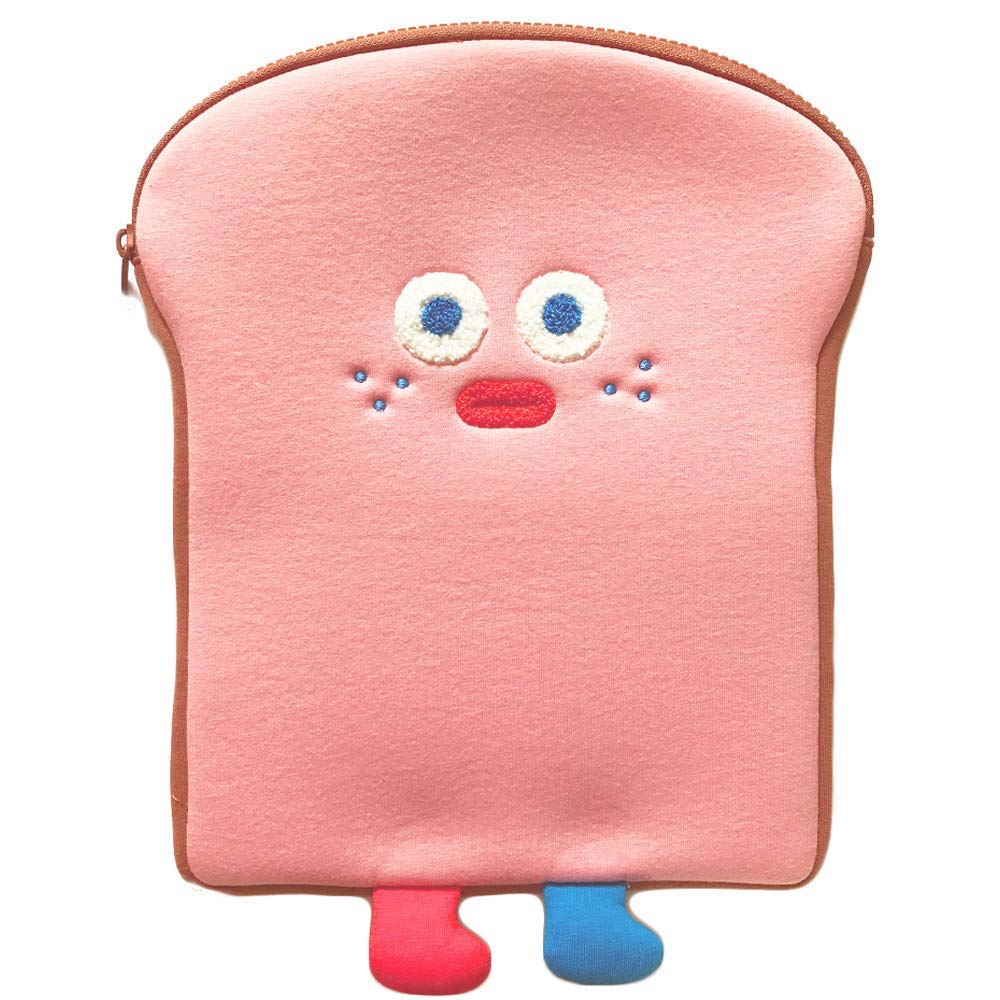 Tablet Sleeve Case 9.7" 10.5" 11" iPad Pro Fabric Protective Laptop Bag Toast Pink