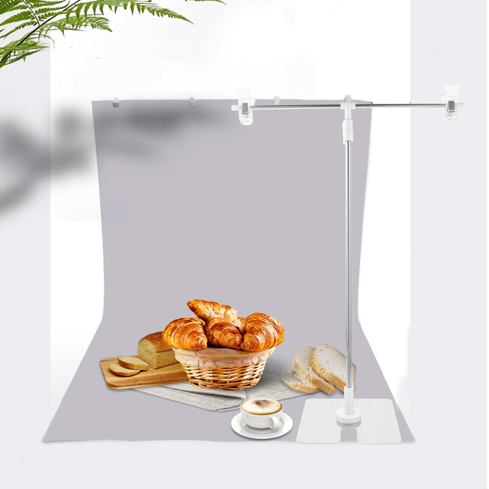 Soporte Portátil en Forma de T para Fondo, Mini Ajustable