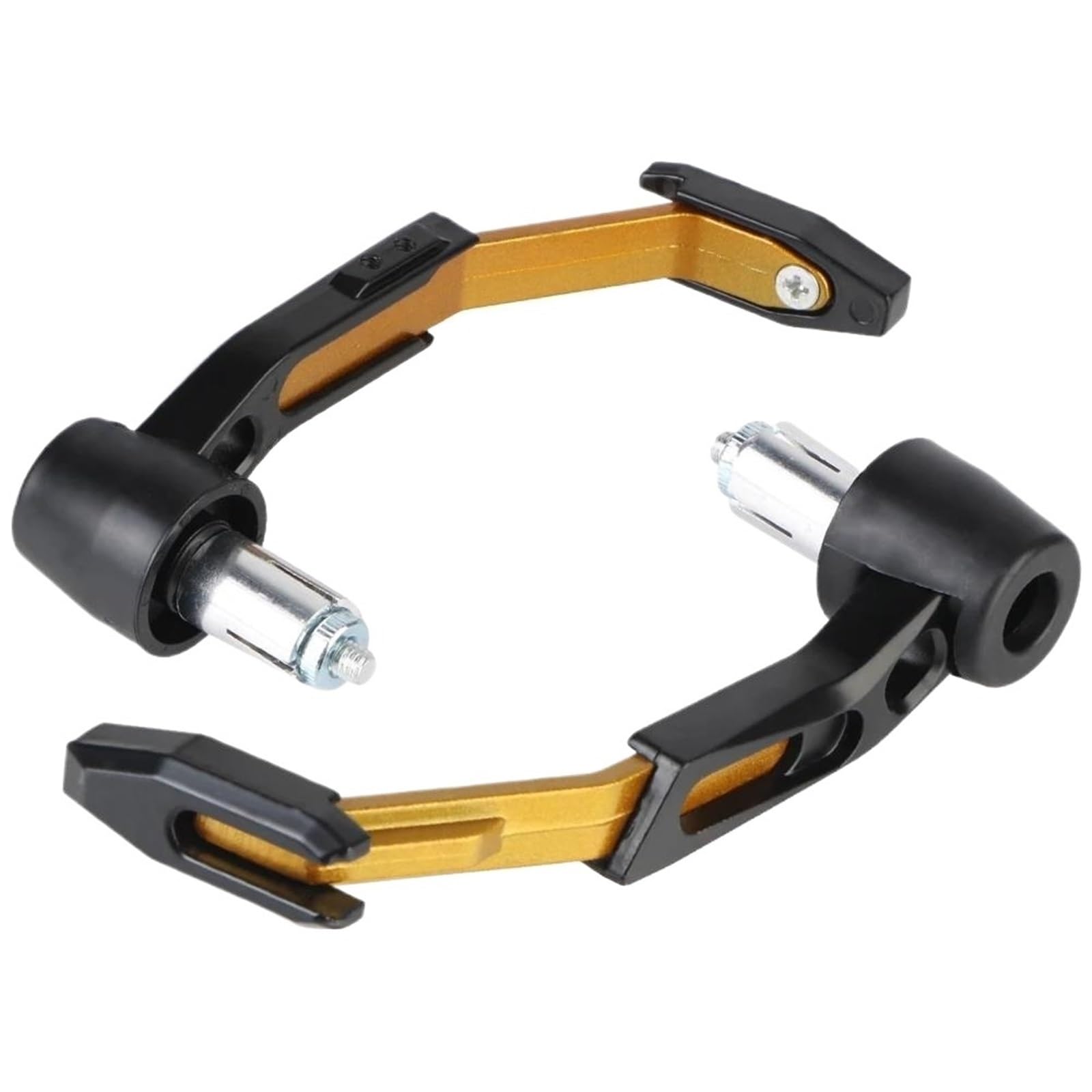 Hjtedhe Yellow Motorcycle Brake Clutch Motorcycle Hands Guards Aluminum Alloy Handguards Falling Protector(Yellow)