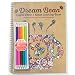 School Datebooks Coffee Lover's Adult Coloring Book- Includes Colored Pencils - Dream Bean