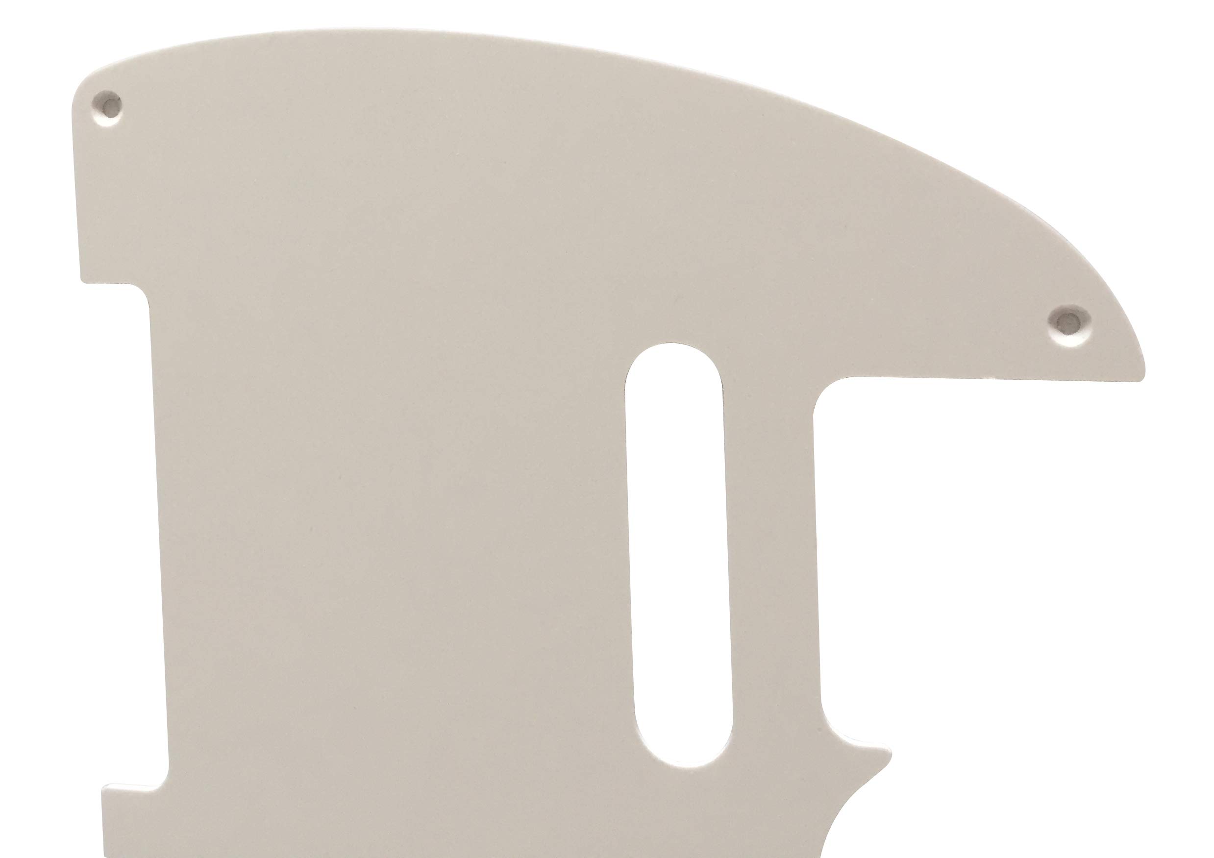 For 5-hole Fender Esquire Telecaster Guitar Pickguard Scratch Plate (1 Ply White)