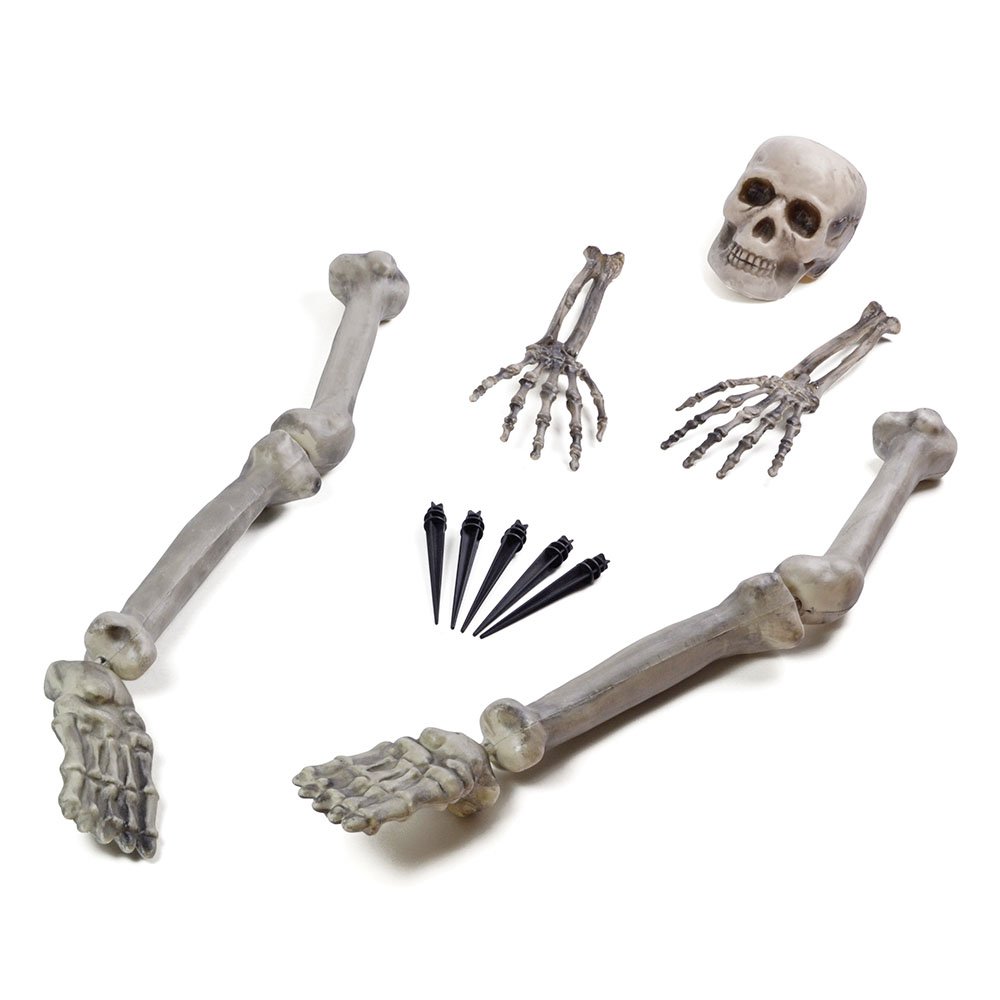 Bristol Novelty HI289 Skeleton Ground Breaker, Grey, One Size Halloween