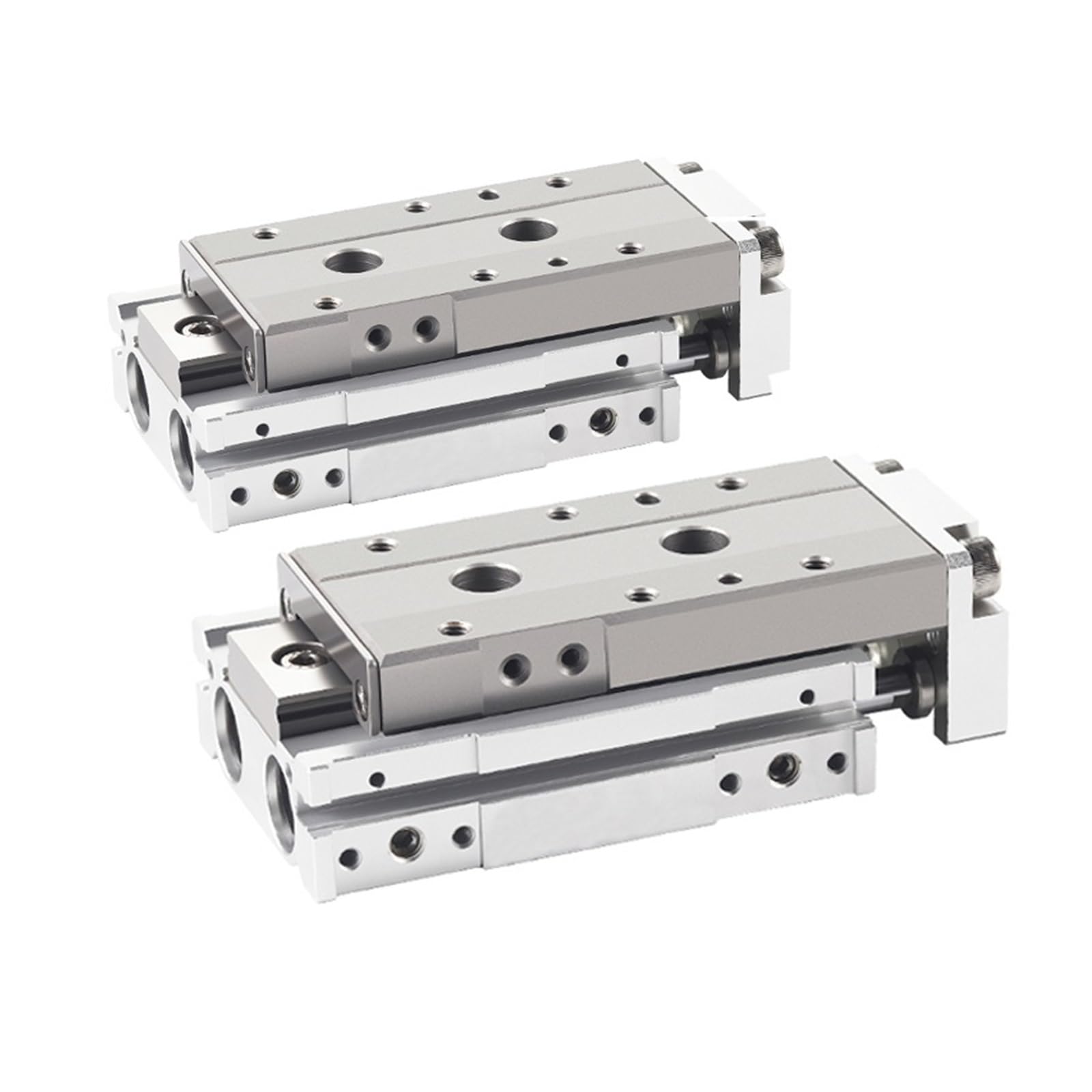 Pneumatikzylinder, 1 Stück Luftschiebetischzylinder LCG-Serie Pneumatischer Linearzylinder LCG6 8 12-10 20 30 40 50 75 100 mm Hub doppeltwirkend(LCG 6,Bore 100mm)