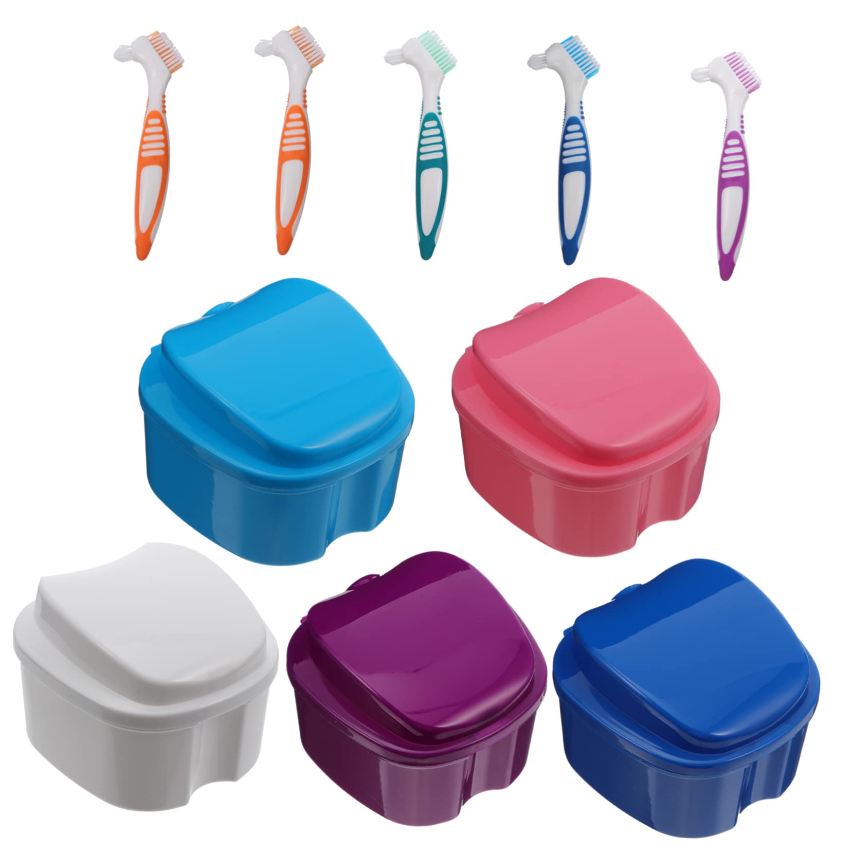 KOMBIUDA False Holder 10Pcs Care Boxes Retainer s Storage s Bath Container