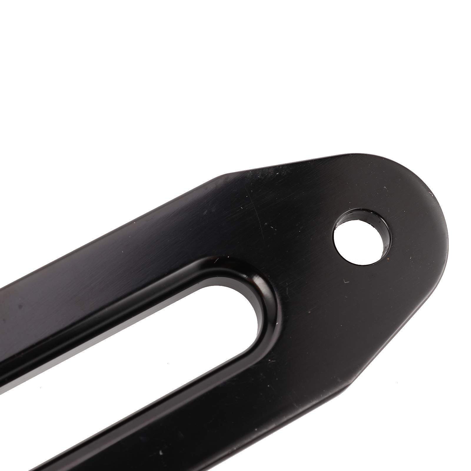 Aramox Cuerda de Cabrestante de Aluminio de 152 Mm / 6 Pulgadas Hawse Fairlead, Guía de Cuerda de Cabrestante para Vehículos Todoterreno Capacidad de Carga de 3500 a 5500 Libras