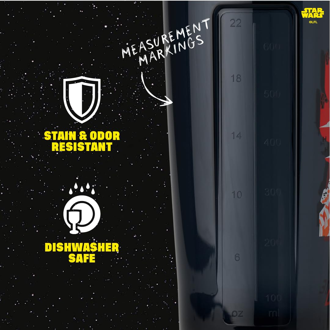 BlenderBottle Star Wars Shaker Bottle Pro Series Perfect for Protein Shakes and Pre Workout, Join the Dark Side, 794.8 g