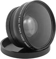 Lente grande angular HD profissional + lente macro para DSLR de 52 mm e câmera digital