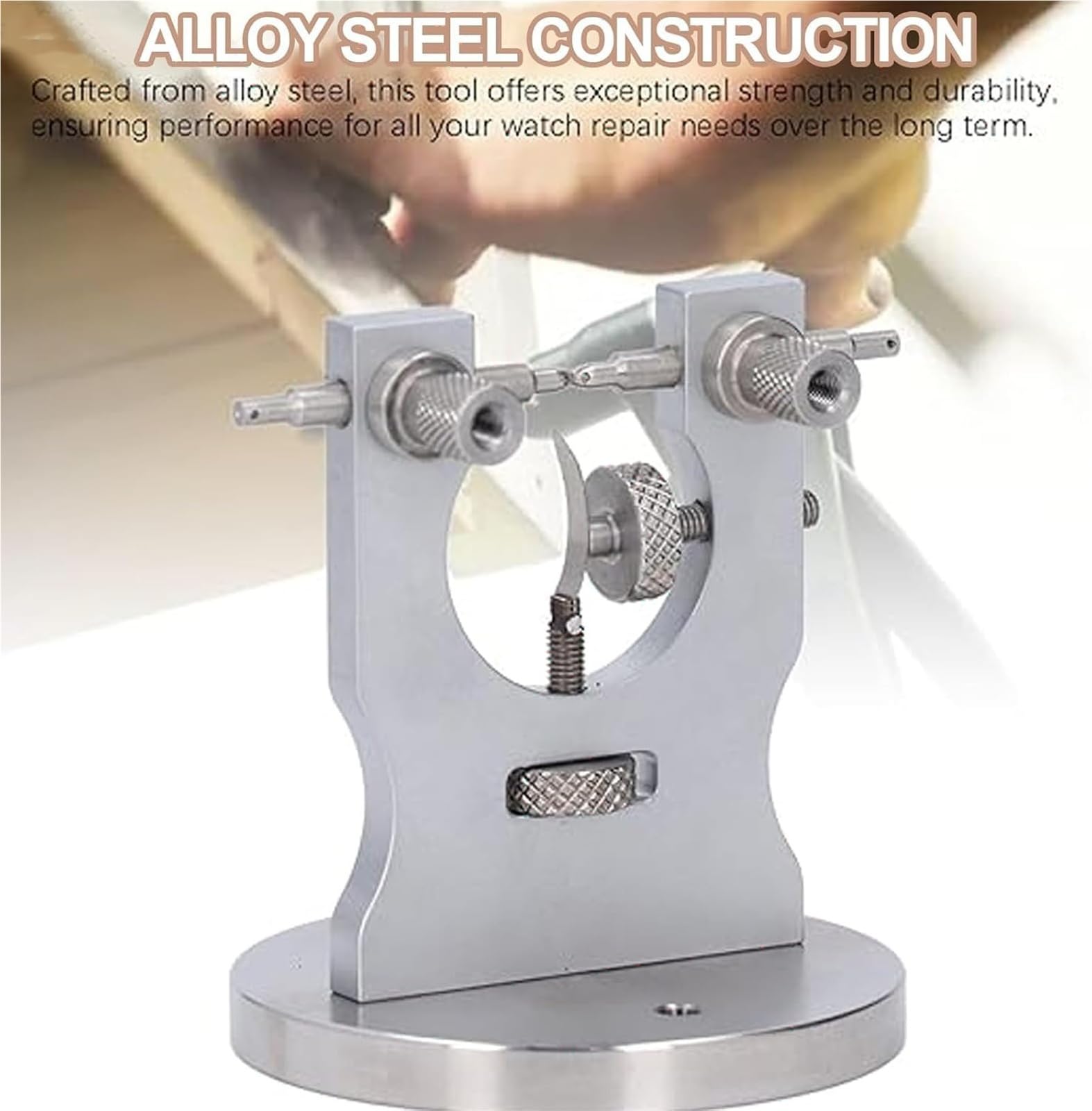 Genérico Herramienta de calibración de Rueda oscilante de Reloj,Herramienta | Herramienta de equilibrio de reloj,pinza de corrección de rueda de equilibrio de movimiento de reloj de acero