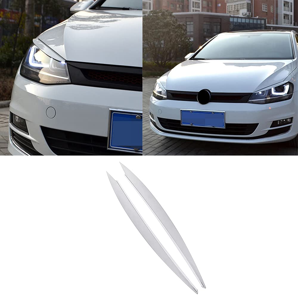 Buy Junzheng Headlamp Eyebrow, 1 Pair Headlight Eyelid Eyebrow Cover