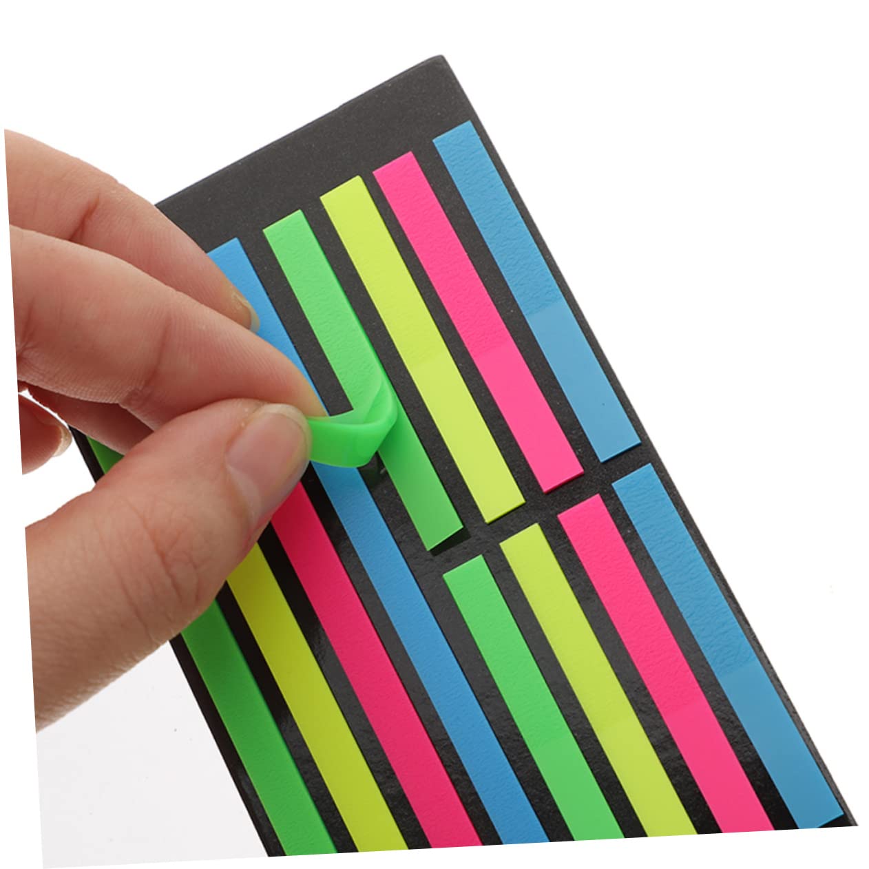 Sewroro 24stücke Haftstreifen-set Für Bücher Lange Und Kurze Index-tabs Zum Annotieren Bunte Lesehilfen Für Schüler Und Studenten Selbstklebend Wiederverwendbar Zum Markieren Und