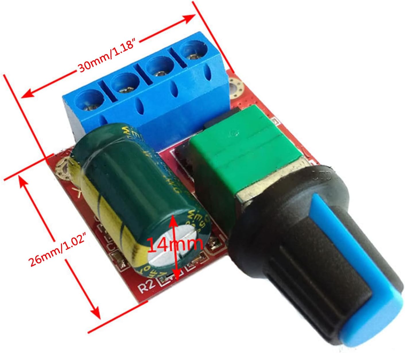 Buy DC Motor Speed Controller Module 5A PWM Max 90W DC 4.5V-35V Speed ...