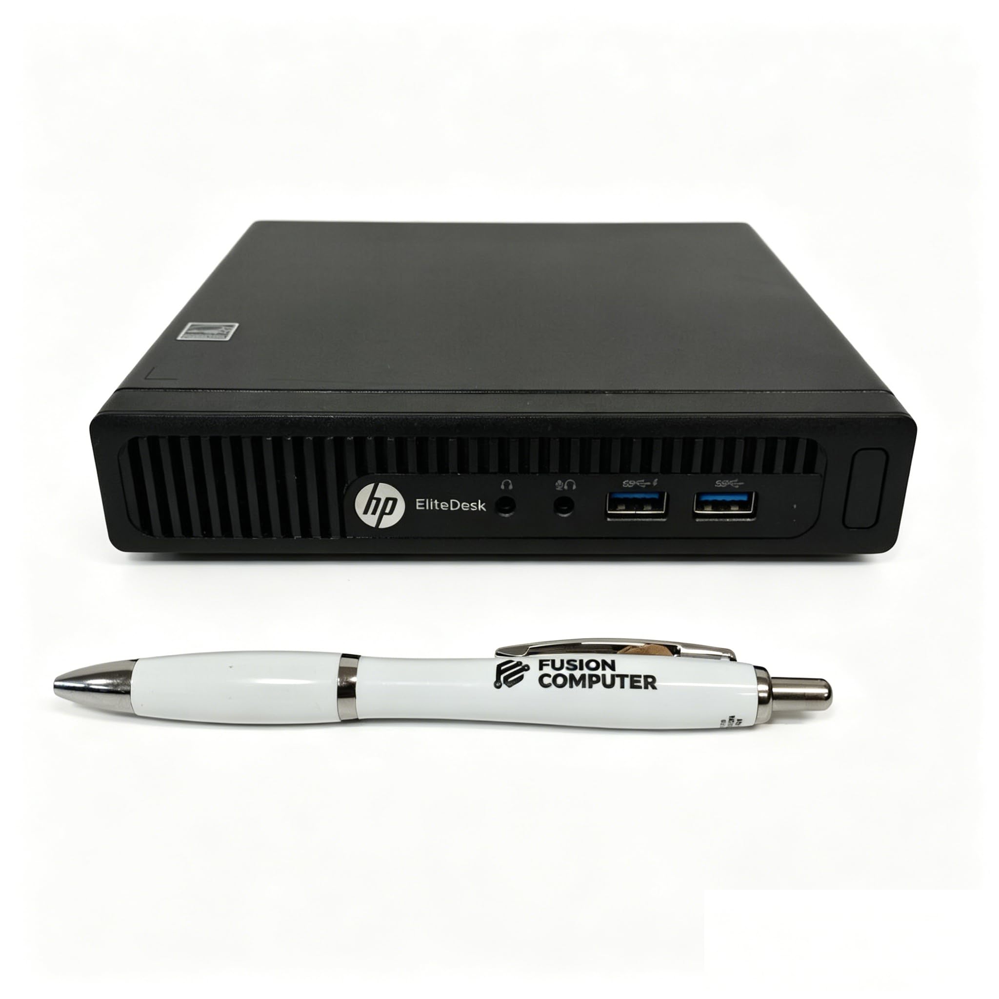 HP EliteDesk 705 G3 Mini Ordinateur de Bureau, AMD Pro A10-8770E, 8 Go de RAM, SSD de 256 Go, Wi-FI, Bluetooth, Clavier QWERTY américain, Windows 11 Pro (reconditionné)