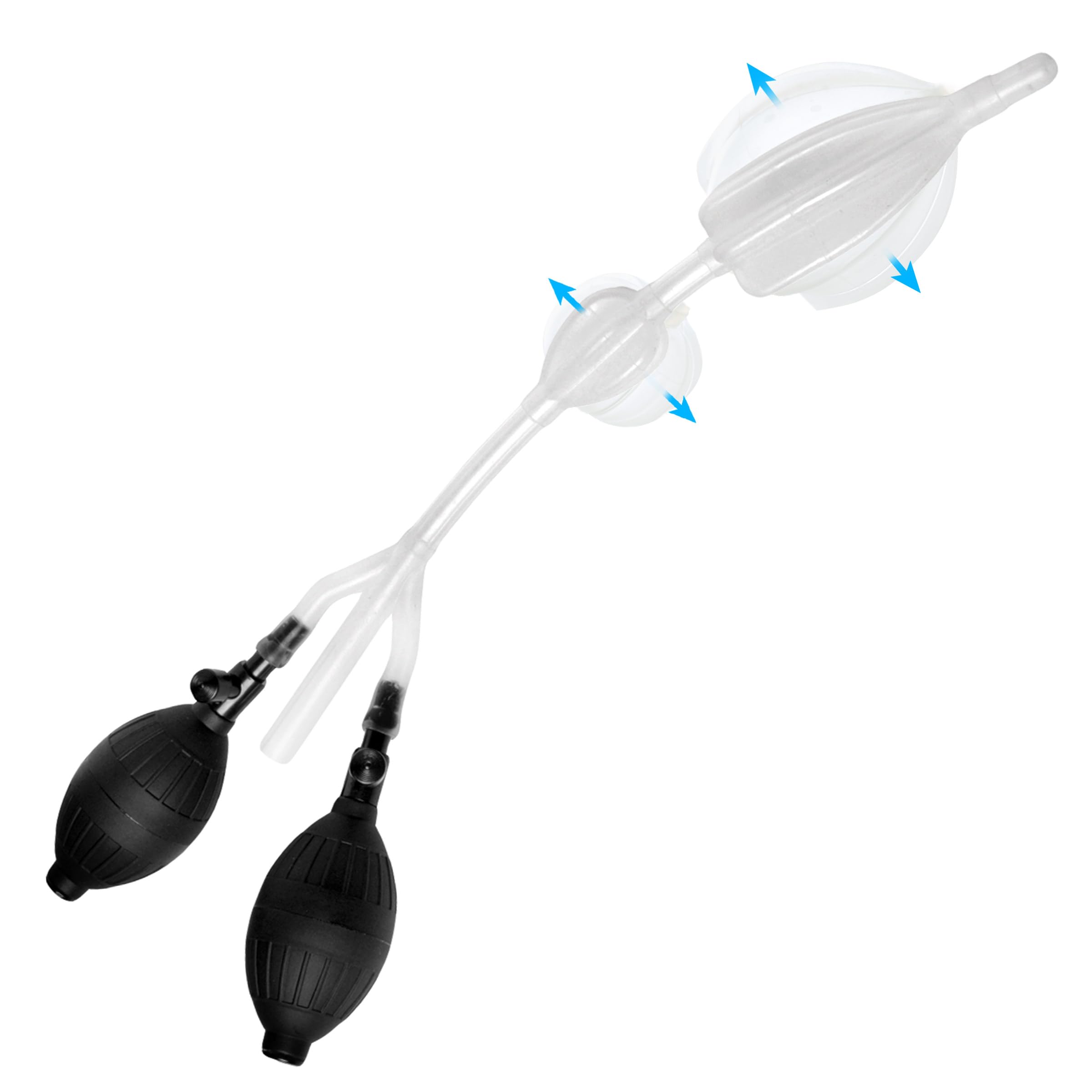 Cleanstream Style Inflatable Double Bulb Enema System, Clear, 1 Count