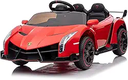 Replay Kids Carrinho Elétrico Infantil Mini Lamborghini, Vermelho