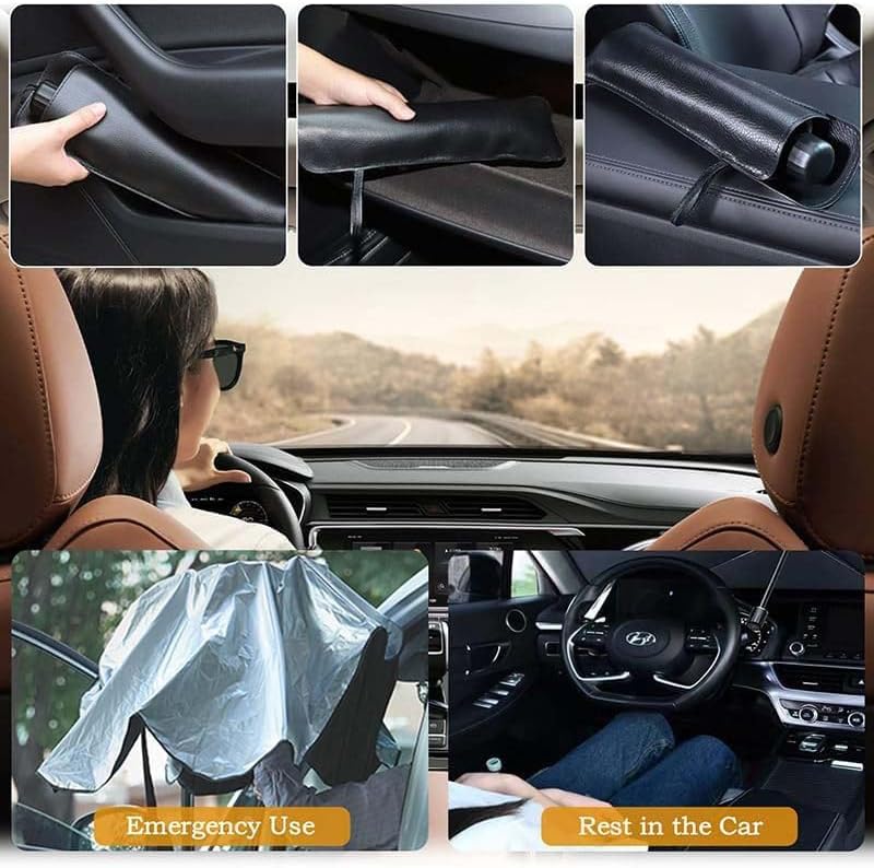 Pare-soleil Pour Pare-brise MG Marvel R/Maestro/HS - Protection UV, Pliable, Isolation Thermique - Noir