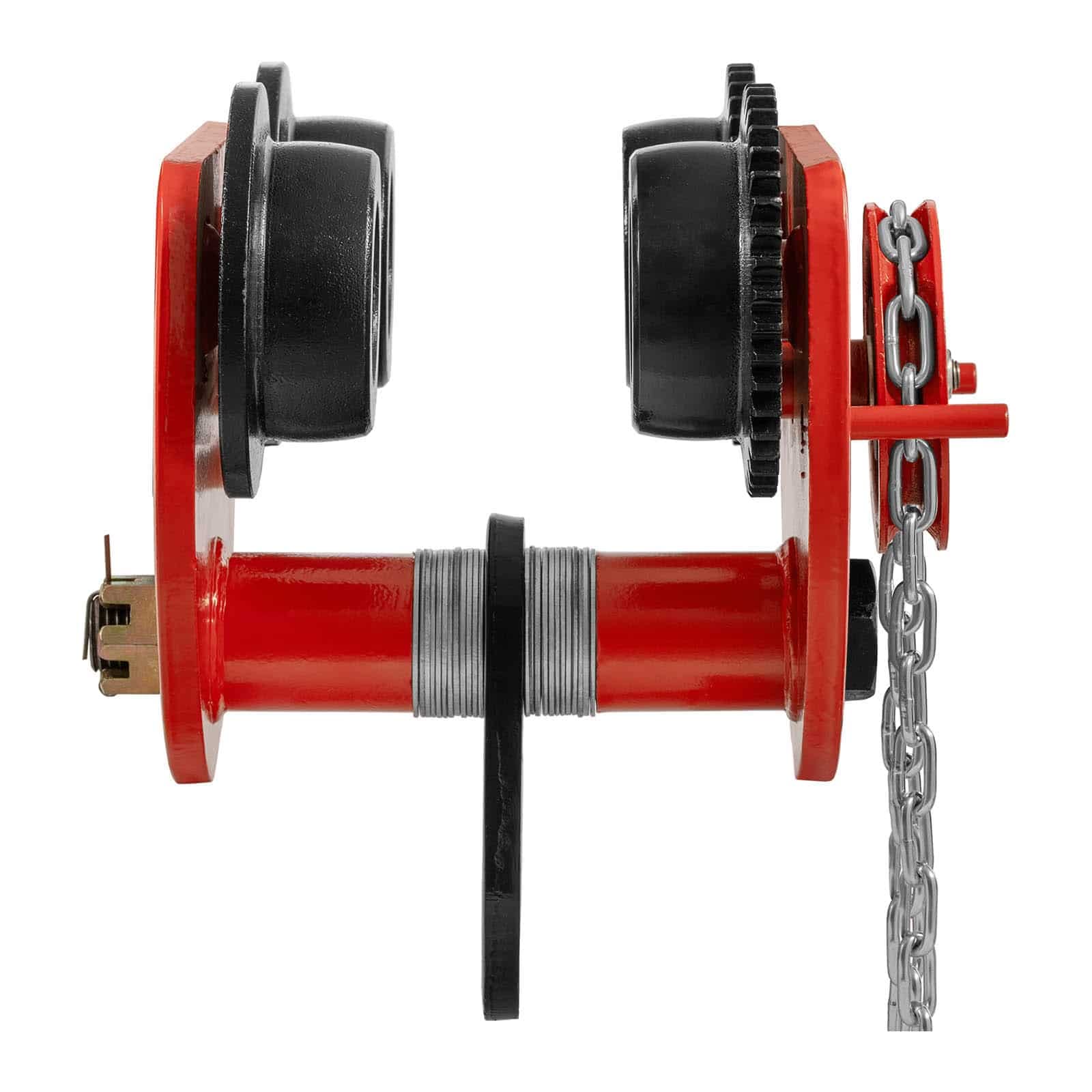 Steinberg Systems SBS-RT-5000C Chariot pour palan Chariot pont roulant Chariot porte-palan 5 000 kg Largeur De Fer De 60-110 mm