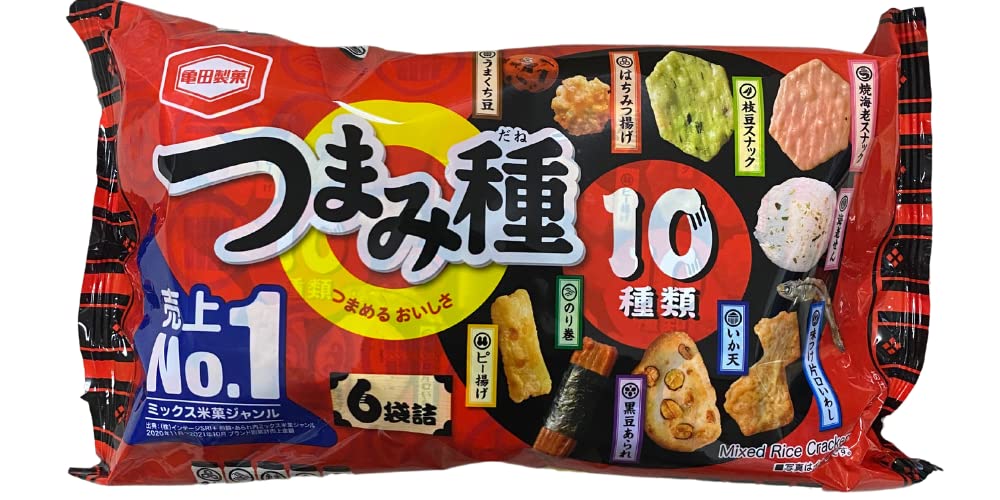 『着払い』おつまみミックス10個入り1ケースでの販売で箱は別になります Amazon | 【アソートセット】亀田製菓 つまみ種10種＋午後の