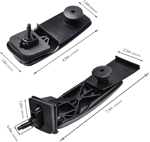 Miniatura 5 de Juego de bisagras de vidrio para ventana trasera derecha e izquierda para Ford Escape Mercury Mariner Mazda Tribute 2008-2012 Puerta trasera puerta