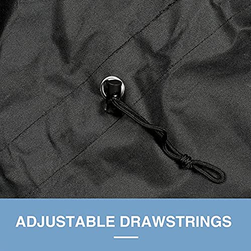 Hrefeu Patio Table Cover Black- 63 X 30 X 28 Inch, Heavy Duty 600D Oxford Deck Box Cover, Outdoor Table Cover,Outdoor Patio Furniture Cover Waterproof For Sofa, Coffee Table And Chairs #TOP7