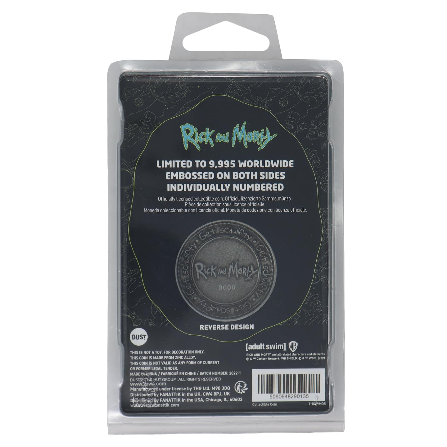 FaNaTtik Rick & Morty Collectable Coin Limited Edition