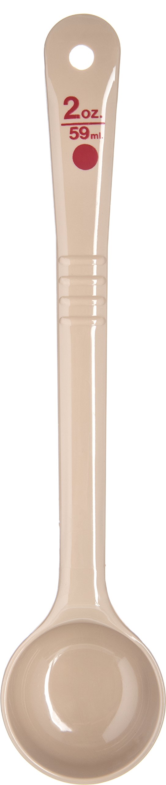 Carlisle FoodService Products Long Handle Measuring Spoon 2 Ounces Beige