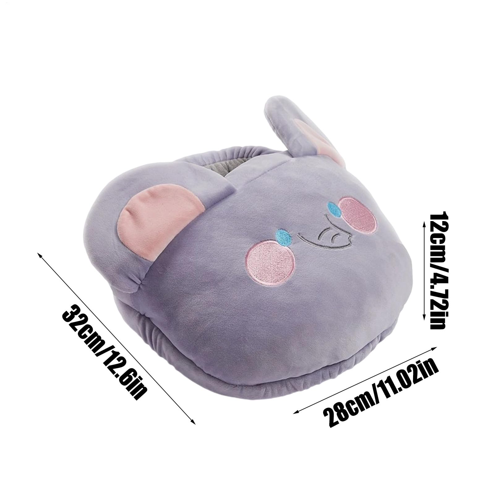 Calientapiés Eléctrico Zapatos de dibujos animados para invierno, mujeres, | Almohadilla USB calientapiés Niños Suave Peluche Eléctrico Cálido Interior Hogar