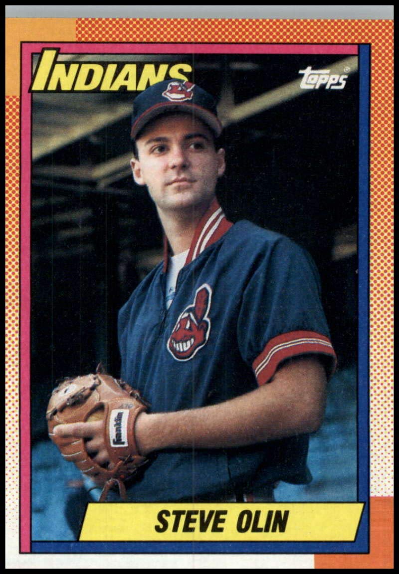 Amazon.com: 1990 Topps Baseball #433 Steve Olin RC Rookie