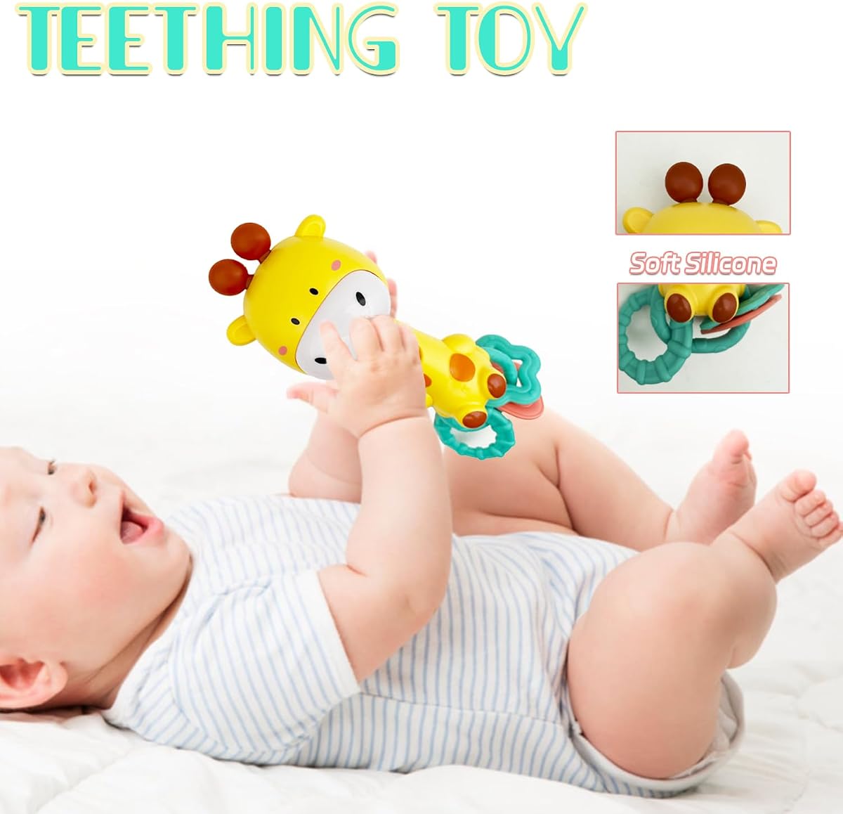 NogginStik Developmental Light Up Rattle view 3