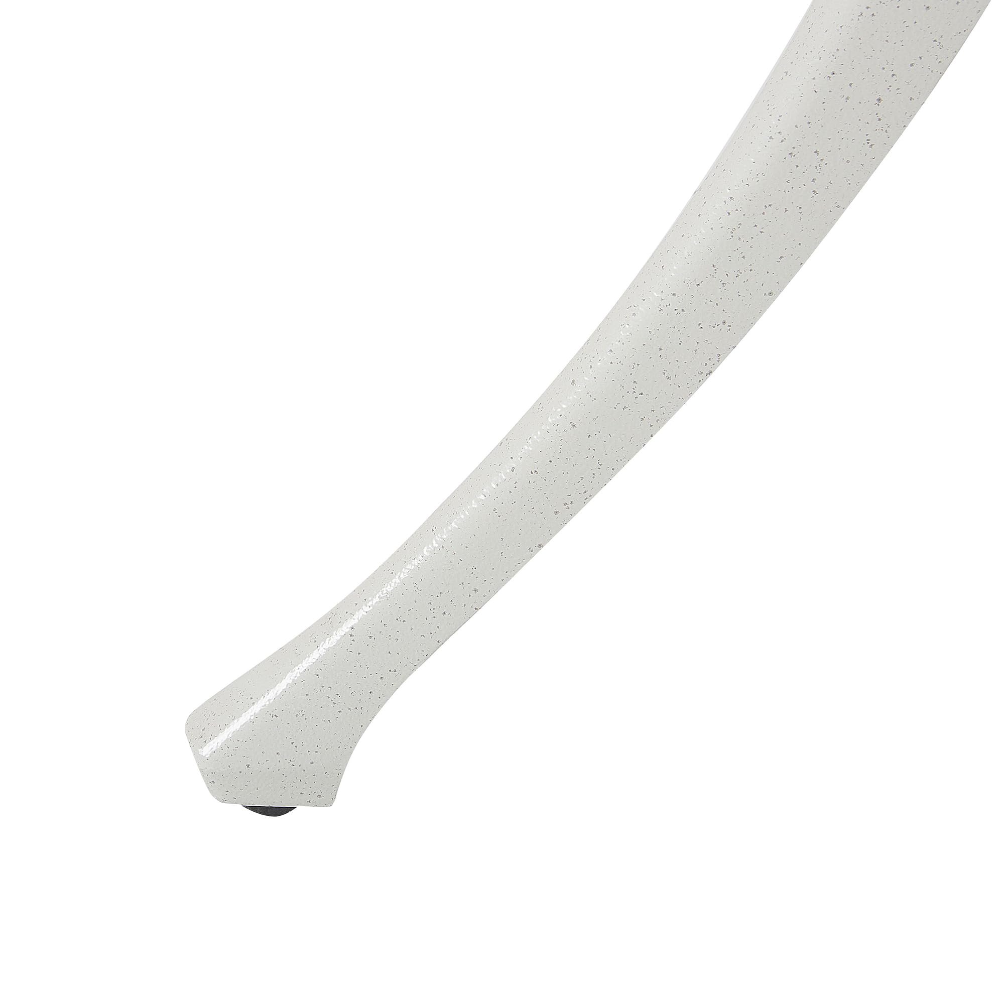 Tavolo Rotondo da Giardino Stile Vintage Alluminio Bianco sporco ø 90 cm