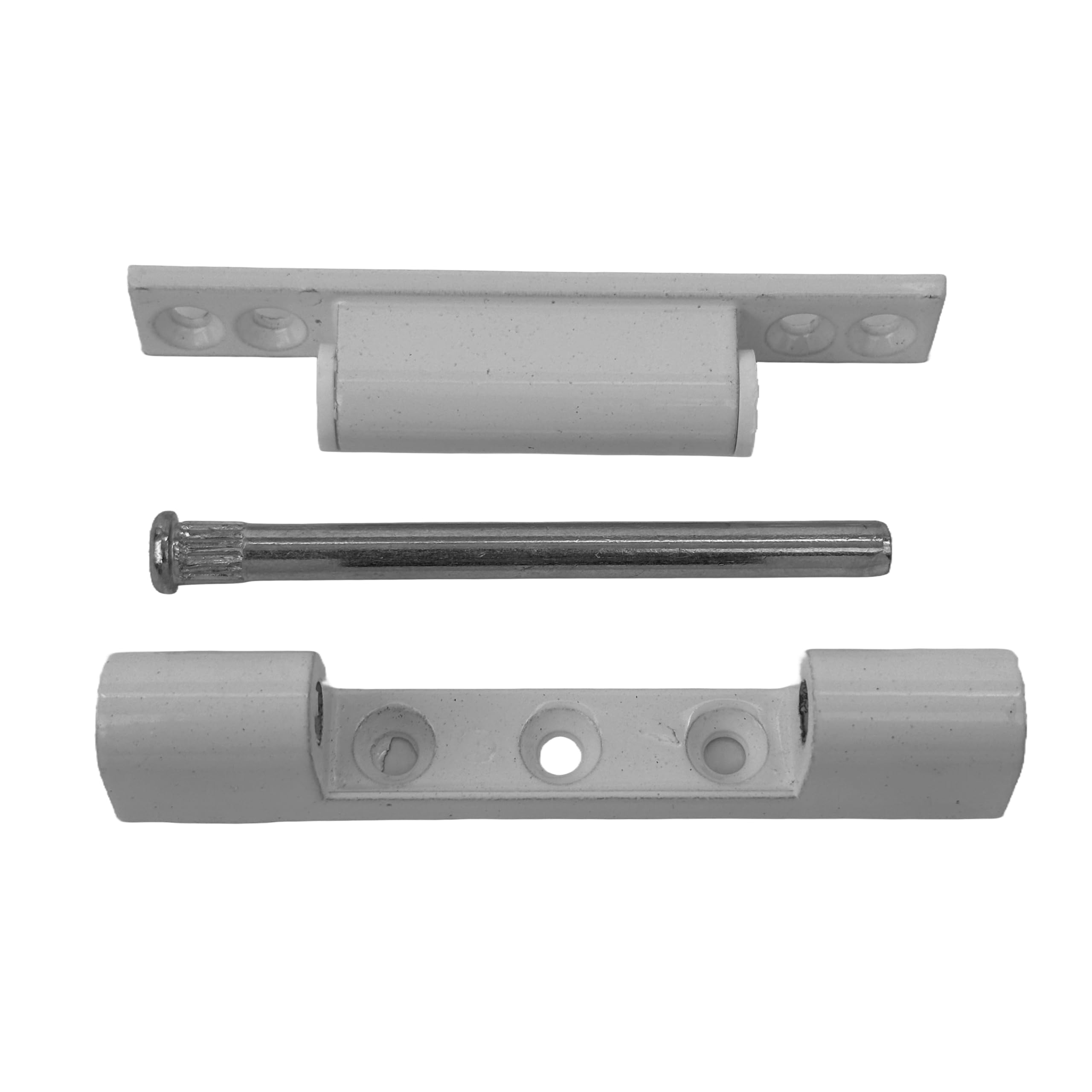 ERTEMI PVC Plastik Pencere ve Kapılar için Metal Menteşe, 95mm Uzun Tip, Beyaz
