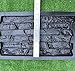 SvitMolds Concrete Molds DIY Set 6 pcs Plastic Mold Concrete Plaster Wall Stone Tiles for Forms Wall Cement Mold Uniquely Designed molds W17