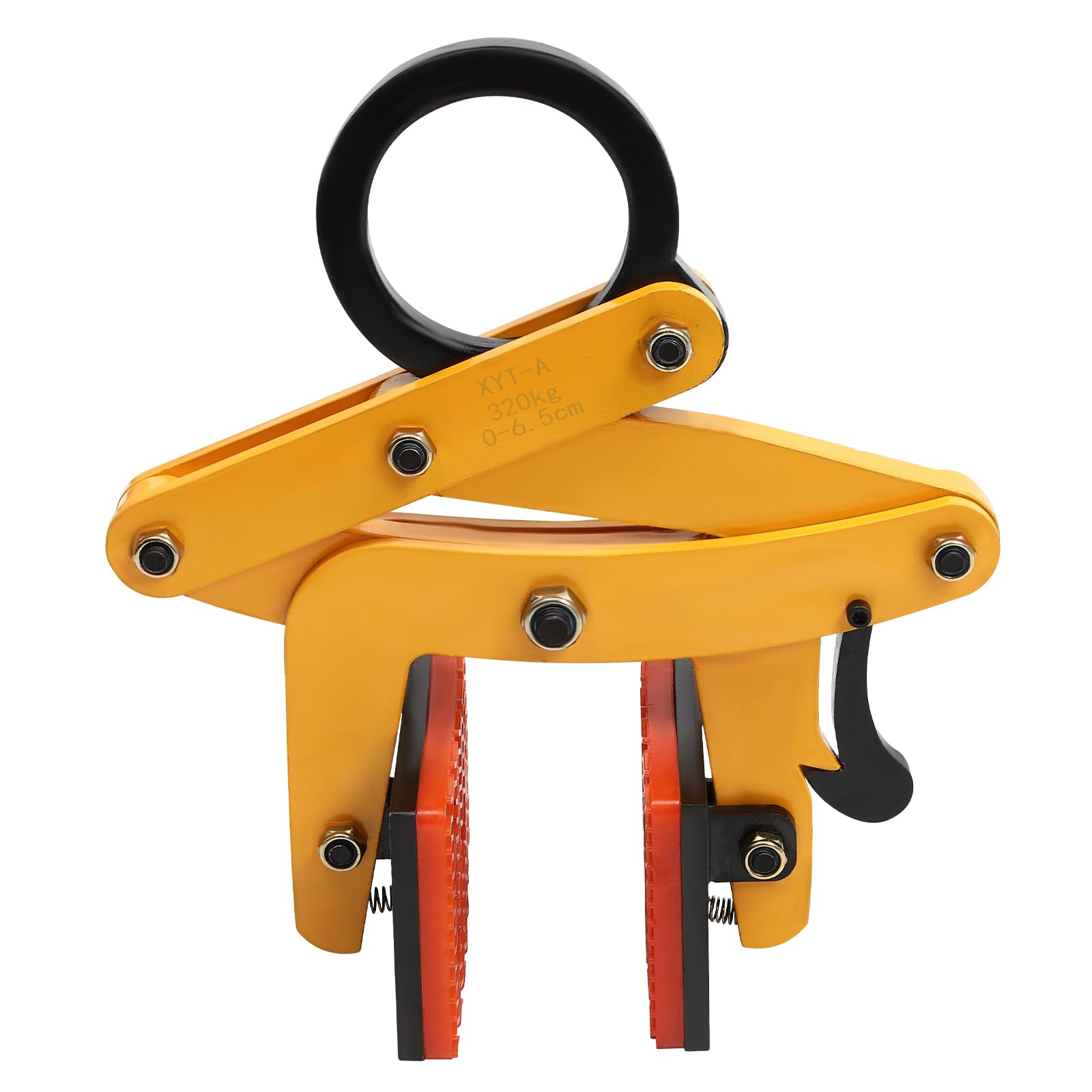 Pinza per bordi lalaleny, 0 – 6,5 cm, 320 kg, gialla, pinza per il sollevamento della pietra regolabile