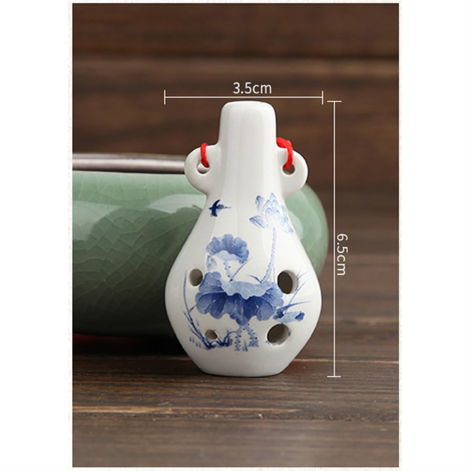 Ocarina Strumento A 6 Fori Chiave SC Strumento In Ceramica Ocarina Lunga