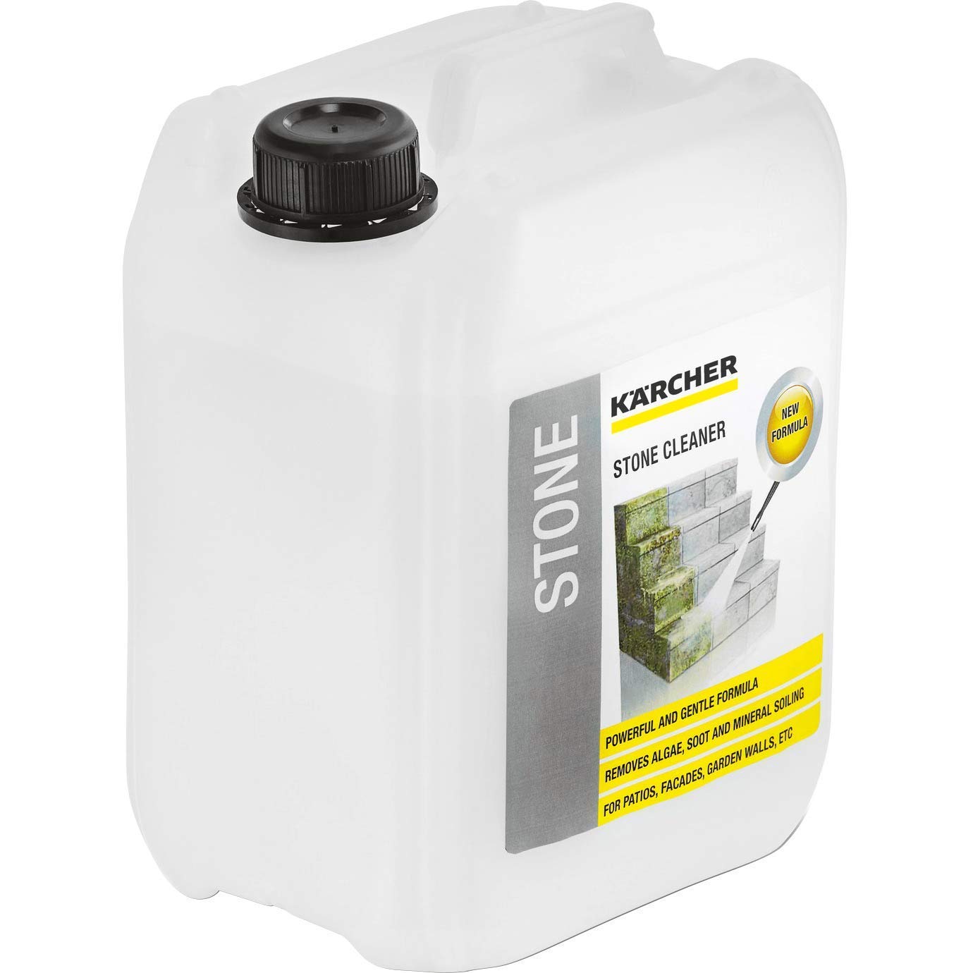 2 X 6.295-359.0 Canister Stone Cladding Cleaner, White, 5 Litre