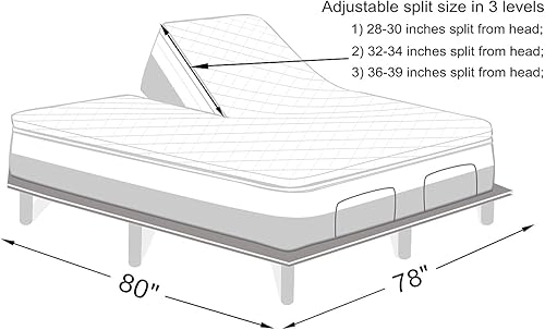 Miniatura 10 de Protector de colchón de bambú refrescante tamaño King impermeable, ultra suave, sin ruido, suave, suave, camiseta de jersey, ajustable, con bolsillo