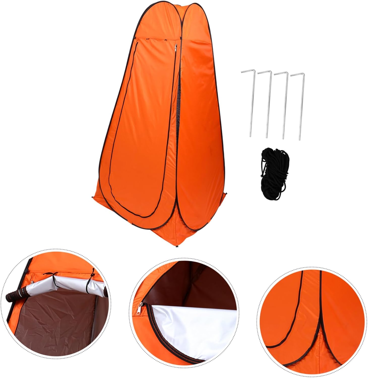 HANABASS 1Pc Portable Changing Tent Instant Pop Up Bathing Shelter for Camping Fishing and Outdoor Privacy Durable Sturdy Design for Changing Clothes and Bathing Person