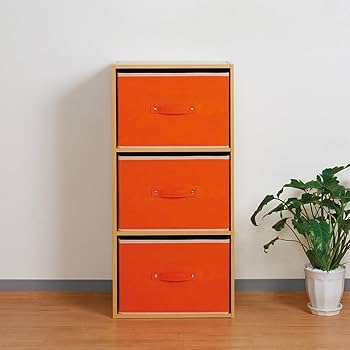 Amazon｜カラーボックス 収納ボックス 3個セット 縦置き 横型