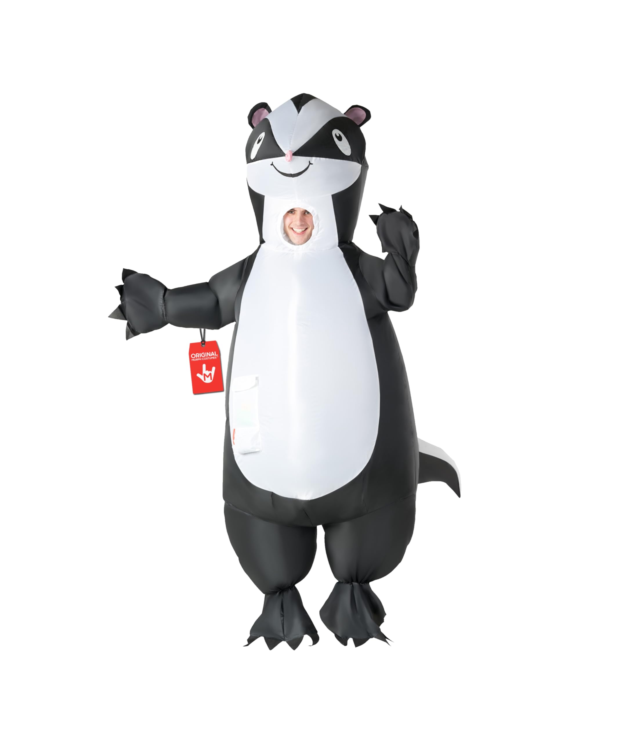 Morph Disfraz Hinchable Adulto Mofeta, Disfraces Hinchables Animal, Traje Inflable, Disfraz Carnaval y Halloween Adulto