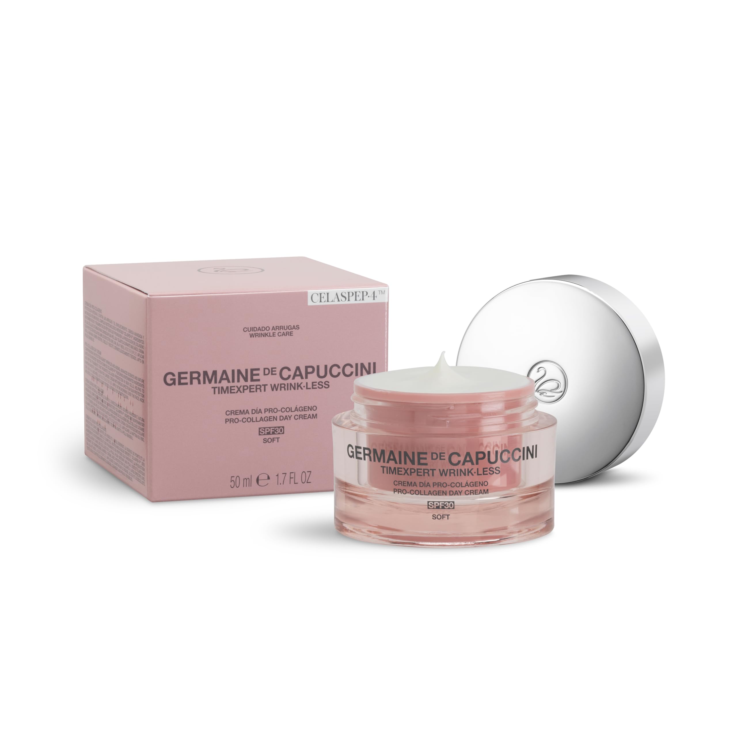 Germaine de Capuccini - Timexpert Wrink·Less - Crema Día Pro-Colágeno SPF30 SOFT - Antiedad + Protección UVA/IR-A/HEVL - 50 ml
