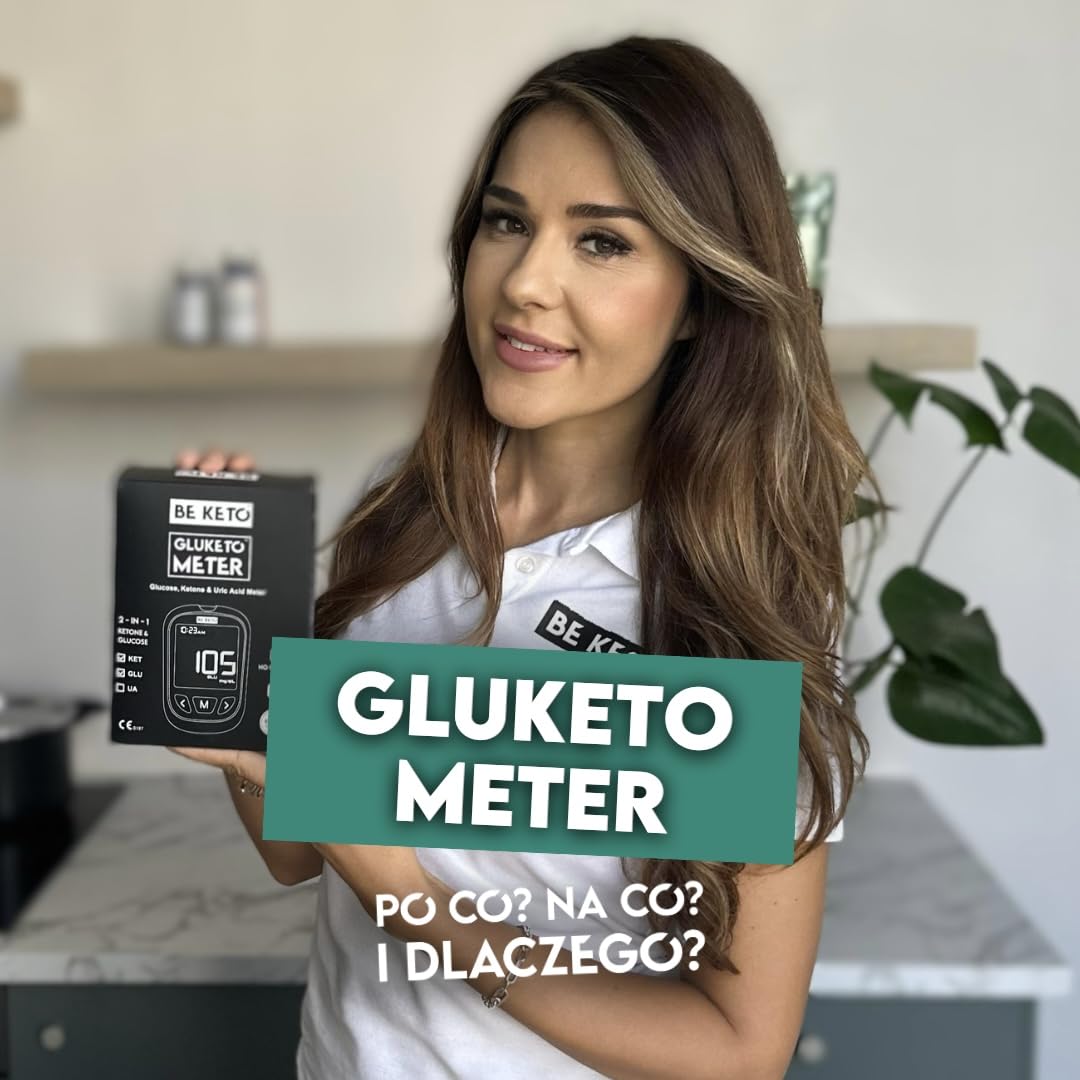 GluKeto Meter - misuratore di glucometro e chetometro (kit di avviamento)